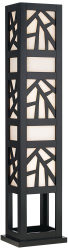 Hybrid Ebony Box Torchiere Floor Lamp