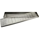 Kegerator Countertop Drip Tray - 19 - Stainless Steel