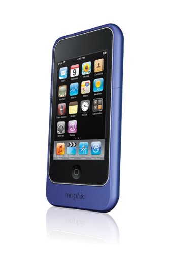 mophie juice pack air case and rechargeable battery for iPod touch 2G, 3G (Blue)