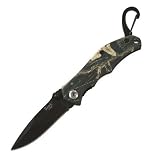 Best sale price for Fury Companion Camo Folding Knife with Rubberized Handle. Free Shipping.