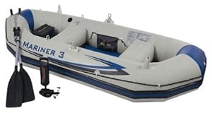 Intex Mariner 3 Boat Set, Grey