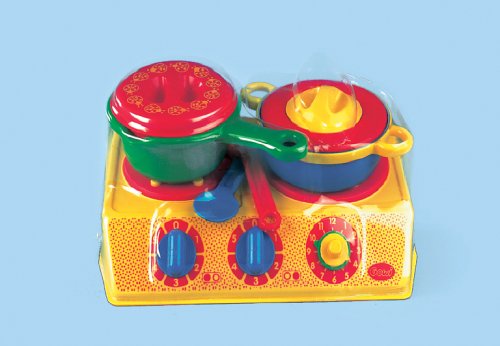 Childrens Toyshop  Toys : Toy Cooker with 2 Pots