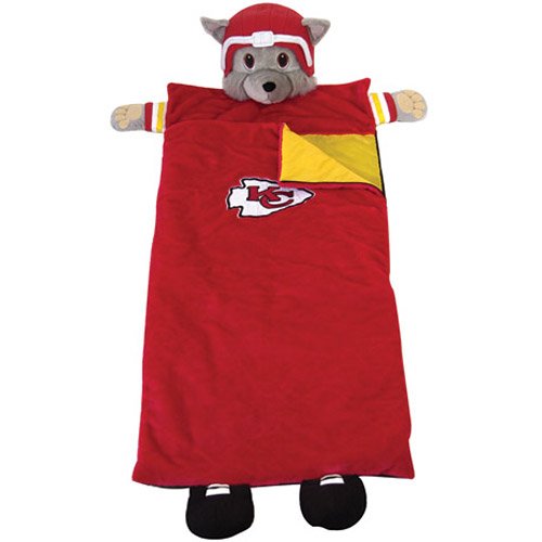 SC Sports Kansas City Chiefs Plush Mascot Sleeping Bag