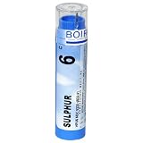 Boiron Homeopathic Medicine Sulphur, 6C Pellets, 80-Count Tubes (Pack of 5)