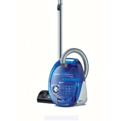Siemens VS06G2080 Bodenstaubsauger beutellos oder mit Beutel / 2.200 Watt / 2-teiliges Zubeh�r / transluzent-blau