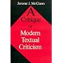 Critique of Modern Textual Criticism