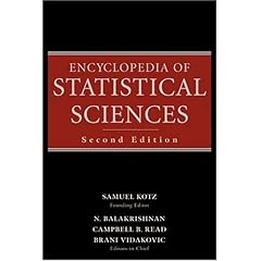 Encyclopedia of Statistical Sciences