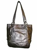 Women's B Makowsky Margene Medium Tote Handbag (Pewter)