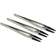 3 Beading Tweezers Pick Up Soft Tip Round Bead Tool
