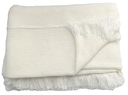 Sofa Throw - Handmade Imperial Ivory (Extra Large)