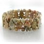 Cute Stretchy Crazy Lace Agate Bracelet