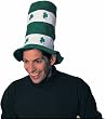 Green and White Stovepipe Hat