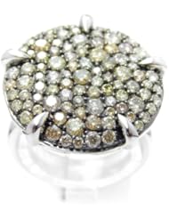14k White Gold Round Diamond Multicolor Ring (1.25 cttw, g-h Color, vs2-si1 Clarity)