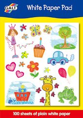Childrens Toyshop  Third Party New : Galt White Paper Pad