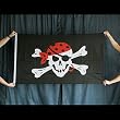 Pirate Flag - Skull with Dotted Bandana