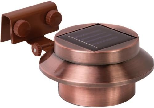 RETHINK 155015 Multipurpose Gutter/Fence Solar Light, 2 pk (Copper)