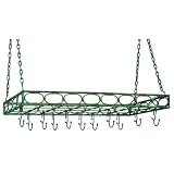 Review Old Dutch International 105VG / Old Dutch International Verdigris Rectangular Pot Rack with Hooks