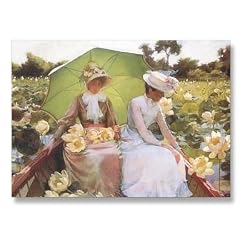 Lotus Lilies - 5" x 7" Museum Quality Greeting Card