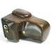 【全3色】Canon EOS Kiss X3 / X50 (500D / 1100D)用 カメラケース デジカメカメラレザーケース 高級合成革製茶色 Red PU Leather Case for Canon EOS Kiss X3 / X50(1569-2)
