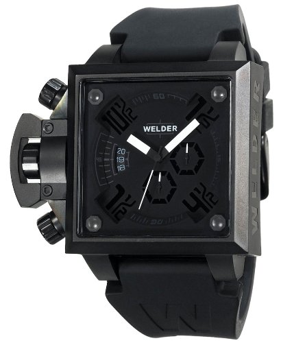 Welder by U-Boat K25B Chronograph Black Ion-Plated SS Mens Sport Watch K25B-4700