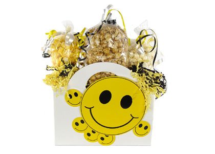 Have a Nice Day Smiley Face - Gourmet Popcorn Creation by America's Favorite Gourmet... by Caramels