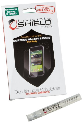invisibleSHIELD Schutzfolie f&uuml;r Samsung Galaxy S i9000 (Full Body) Preisvergleich