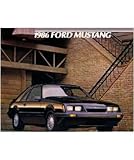 1986 FORD MUSTANG Sales Brochure Literature Book Piece