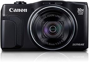 Canon SX710 HS 20.3MP Point and Shoot Digital Camera (Black) with 30x Optical Zoom