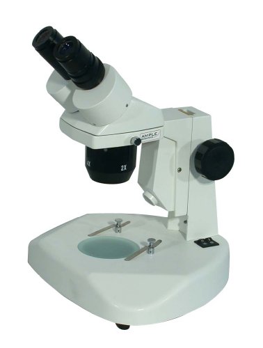 Ample Scientific SM-24 Standard WF10X19 mm Eyepiece 2X And 4X Objectives Dual Magnification Binocular Stereo Microscope