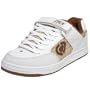 C1RCA Men's CX 205 Skateboard Shoe,White/Brown/Plaid,5.5 M US
