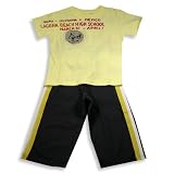 Mishmish - Boys Short Sleeve Pant Set, Yellow, Navy