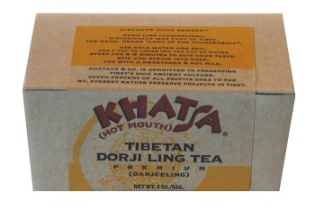 Tibetan Dorji Ling Tea (Darjeeling), 2 oz loose tea package by Khatsa Teas
