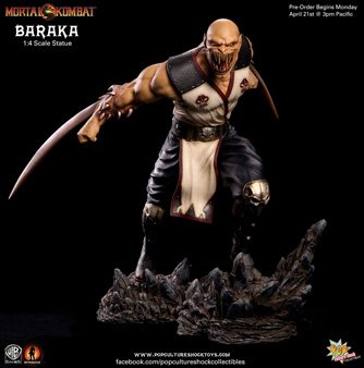 mortal kombat statues pop culture shock