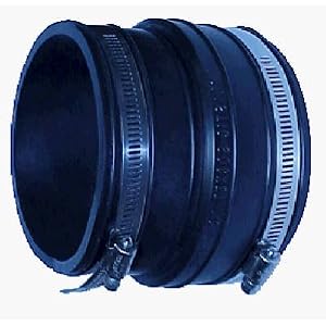 Fernco P1006-44 Flex Coupling Concrete To Cast Iron Or Plastic Pipe Coupling by Fernco