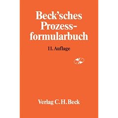 Beck'sches Prozessformularbuch