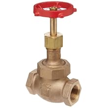 Milwaukee Valve 572 Series Bronze Globe Valve, Class 300, Inline, Union Bonnet, NPT Female