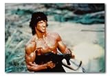 Rambo: First Blood Part II Color 8x12 Photo or 12x18 Canvas Print (Sylvester Stallone)
