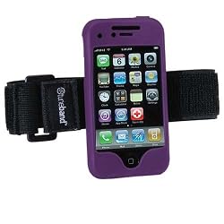 Tuneband for iPhone (Original iPhone, NOT iPhone 3G or iPhone 3GS), Grantwood Technology's Armband, Silicone Skin, and Screen Protector, 8GB/16GB, Assorted Colors