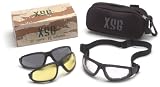 Pyramex Xsg Safety Eyewear, Clear Ballistic, Gray Ballistic And Amber Ballistic Interchangeable Lenses