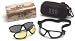 Pyramex Xsg Safety Eyewear, Clear Ballistic, Gray Ballistic And Amber Ballistic Interchangeable Lenses