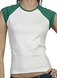 Bella Baby Rib Cap Sleeve Raglan T-Shirt. 2020
