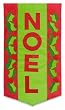 Noel Banner Garden Size Applique Banner