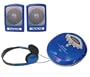 60 Second Portable CD Player with Speakers - Blue