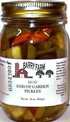 Hot End of Garden Pickle by Garden Pickles