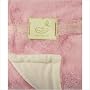 Beansprout Luxe Mink to Micro Mink Crib Throw Blanket, Pink