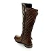 FOREVER MANGO-21 Women's Winkle Back Shaft Side Zip Knee High Flat Riding Boots