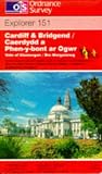 Cover of Cardiff and Bridgend/Caerdydd a Phen-y-bont ar Ogwr by Ordnance Survey 0319217760