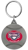 Set of 2 Washington Nationals Football Key Tag - MLB Baseball - Fan Shop Sports Team Merchandise
