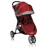 Baby Jogger City Mini Single Stroller, Crimson/Gray