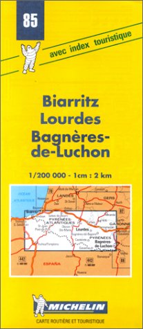 City Travel Guides Discounted  Books : Biarritz/Lourdes/Luchon Map
